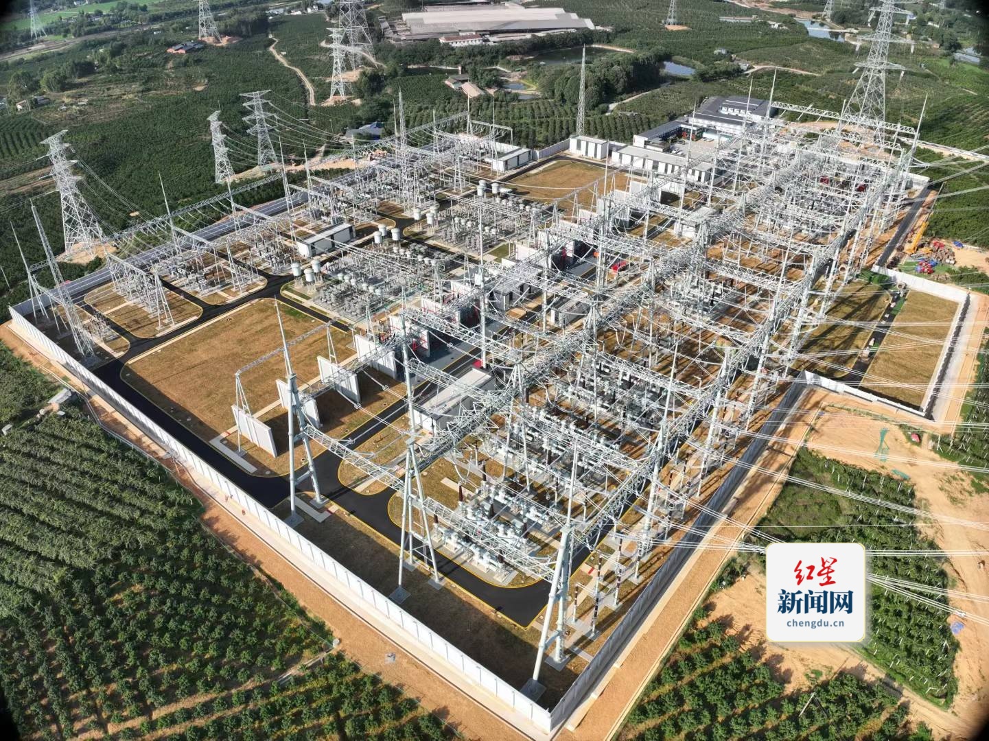 邛崃500千伏输变电工程第一阶段投运 为市域副中心建设注入强